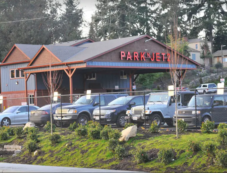 Park N jet lot 2 Seattle airport parking default